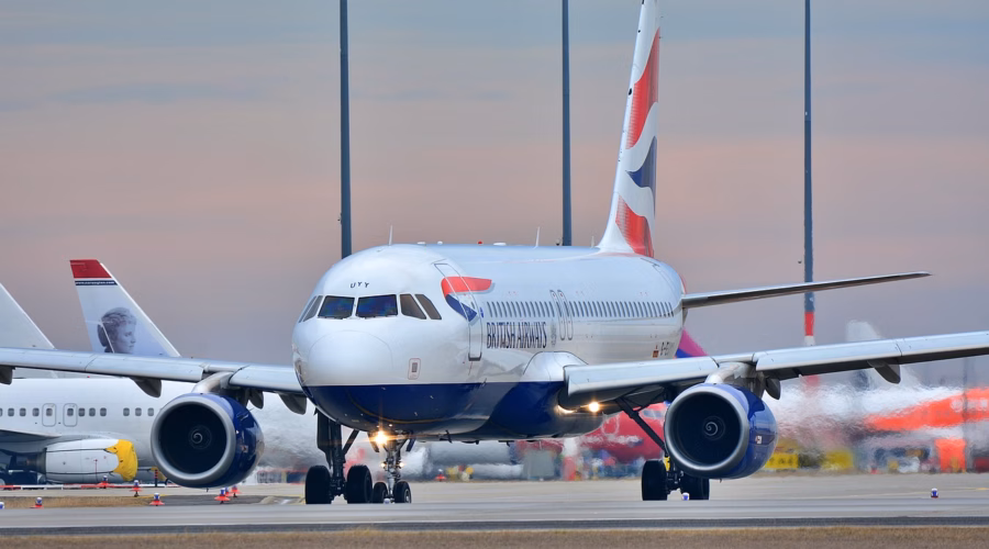 flight to london in heathrow airport