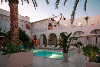 marrakech expensive hotel pool
