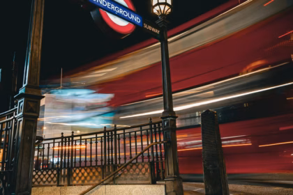 a sign of the London underground