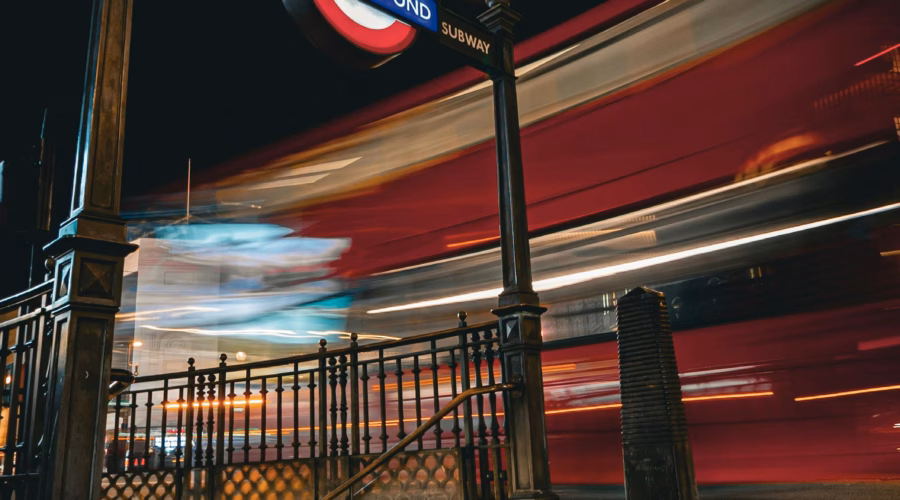 a sign of the London underground
