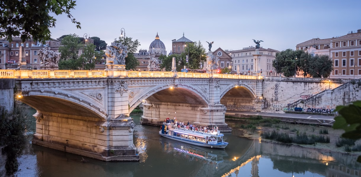 bridge over tiber river in rome: is rome expensive