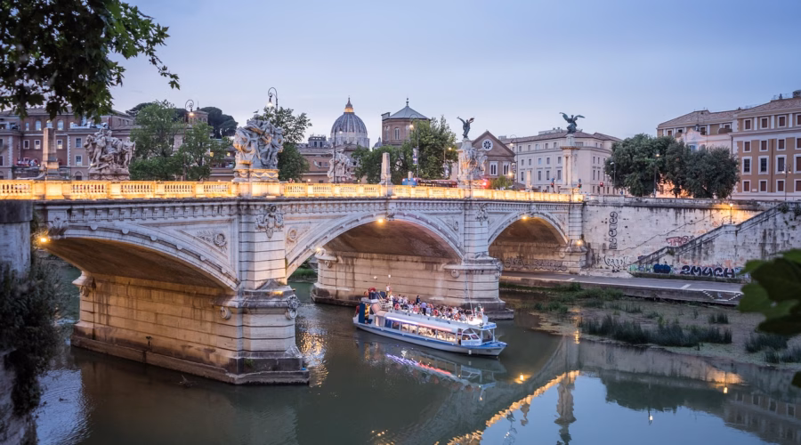 bridge over tiber river in rome: is rome expensive