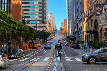 men crossing the street in sa francisco, the most walkable city in the us