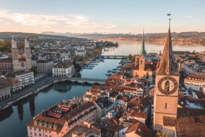 river view in zurich expensive city