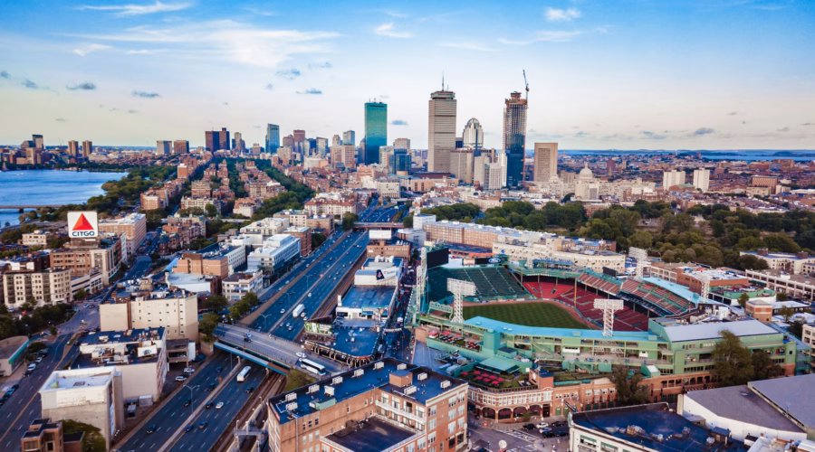 boston view. an expensive city