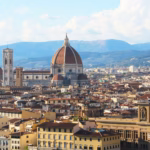 view of florence, an expensive italian city