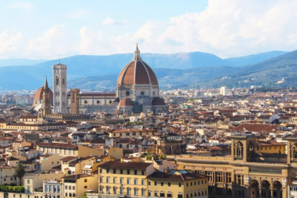 view of florence, an expensive italian city