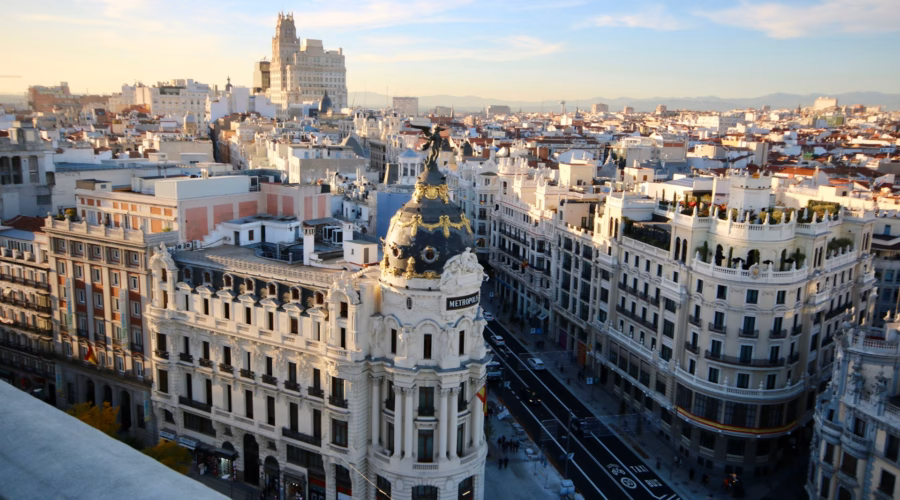 view of buildings in madrid: is it an expensive city?