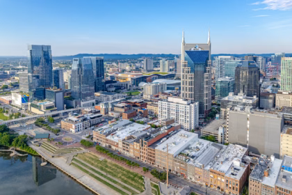 downtown view of nashville, an expensive city
