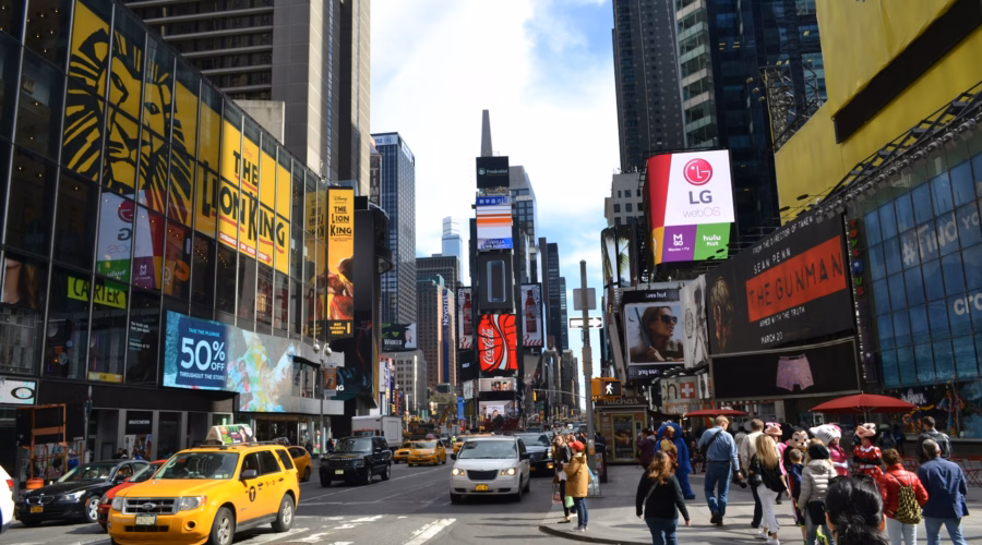 nyc street: luggage storage options