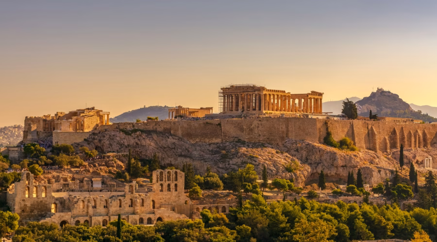 view of Acropolis: is Greece expensive?