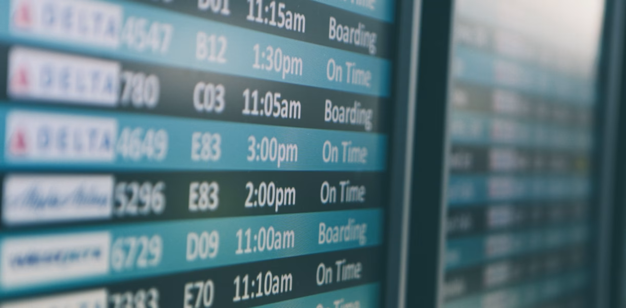 airport timetable: Flight Delays