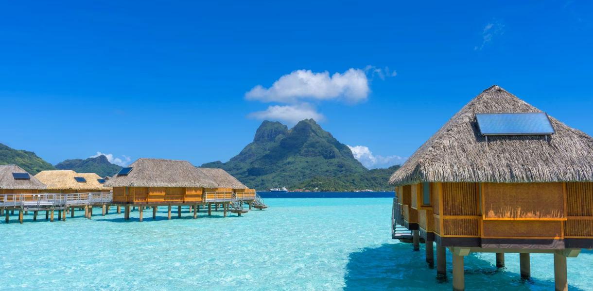 overwater bungalows: is bora bora expensive