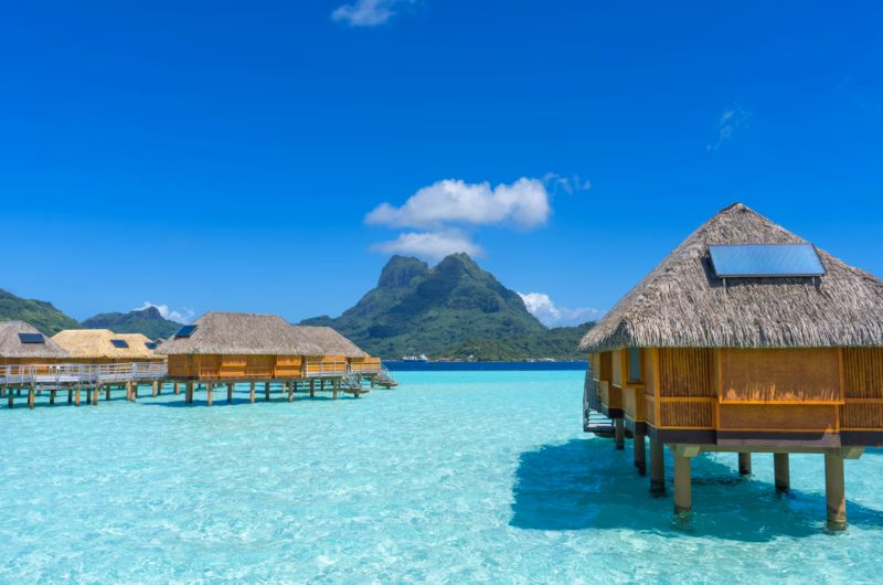 overwater bungalows: is bora bora expensive