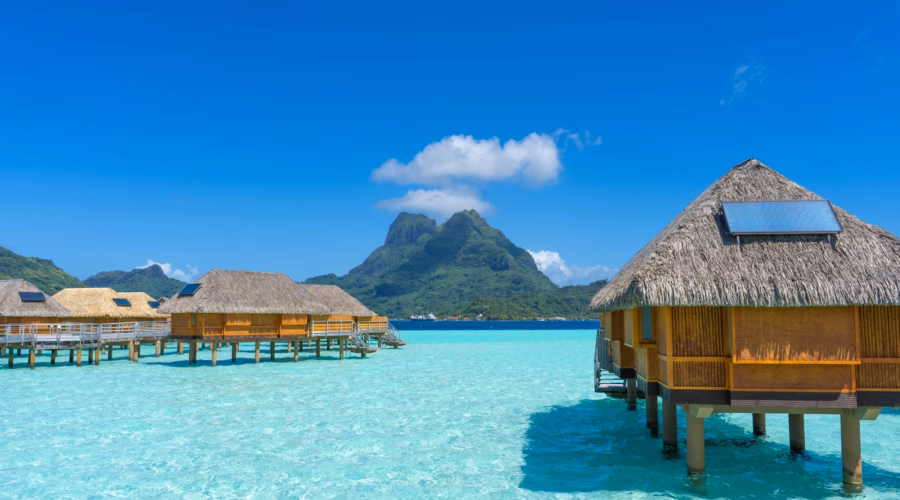 overwater bungalows: is bora bora expensive