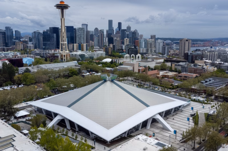 climate pledge arena: bag policy