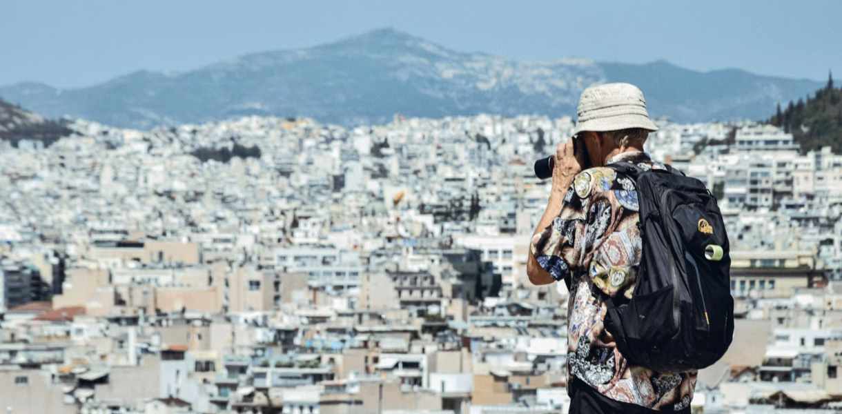 tourist tax by country: tourist in athens