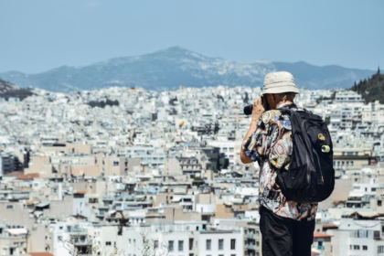 tourist tax by country: tourist in athens