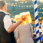Oktoberfest London: waiter with beers