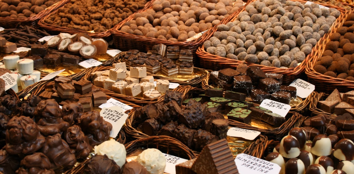 praline di cioccolato: eurochocolate perugia