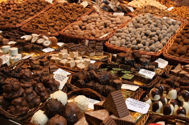 praline di cioccolato: eurochocolate perugia