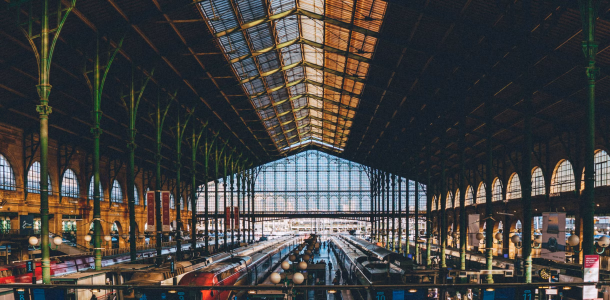 busiest train stations: gare du nord