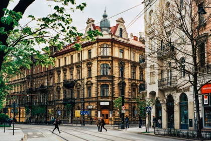 cleanest city: krakow street