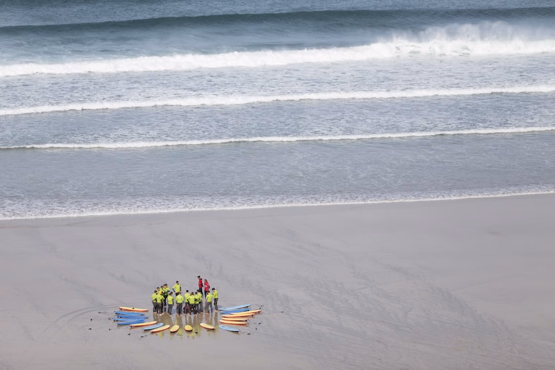 Newquay beach in Cornwall, home of Boardmasters 2026