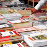 Table of books at the Frankfurt Book Fair 2026