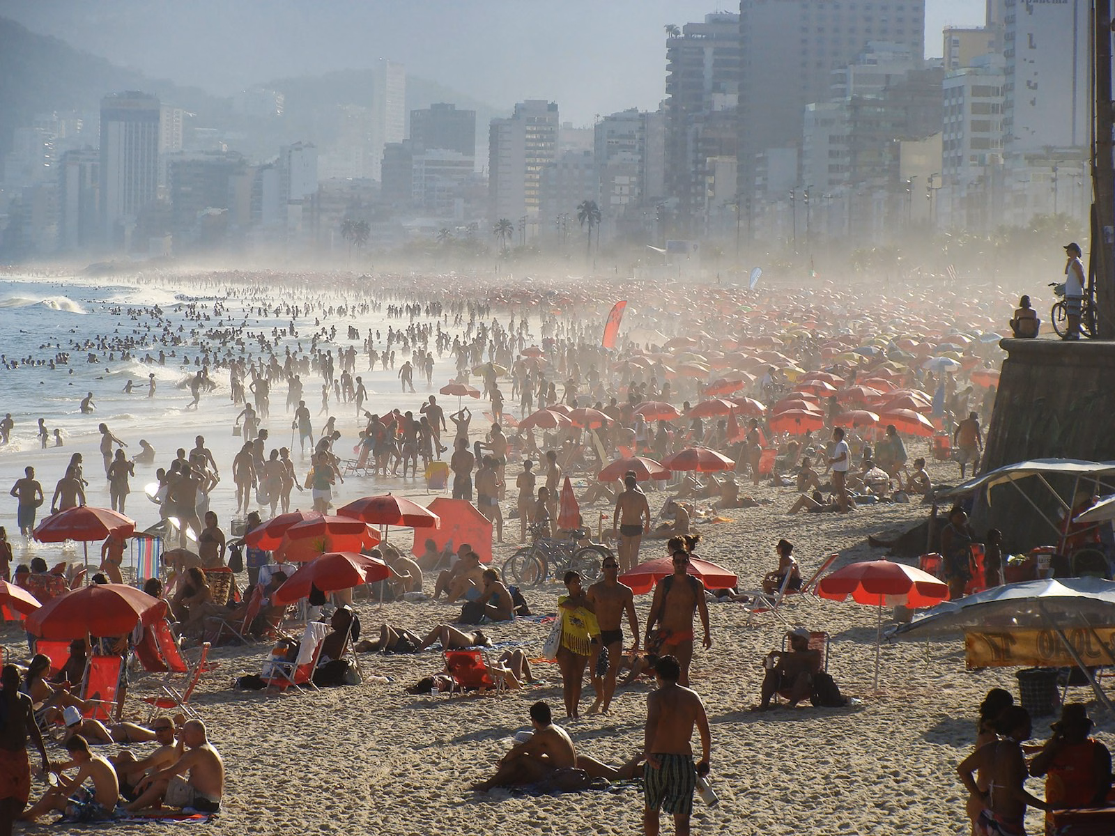 Copacabana beach, the main stage of Rio New Year's Eve