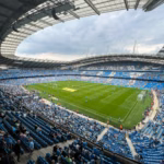 Etihad Stadium bag policy: a football stadium filled with fans