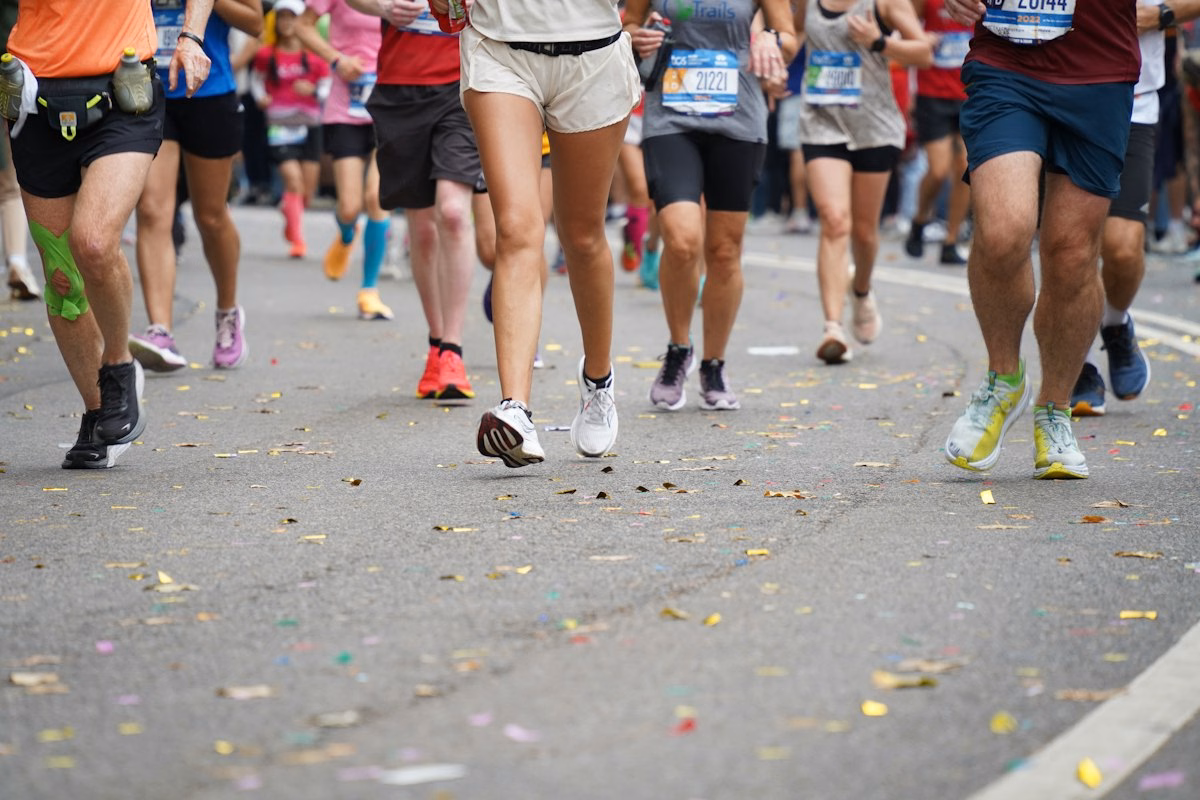 Corridori alla maratona di New York