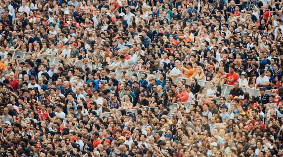 NFL Madrid game 2026 crowd in a packed stadium
