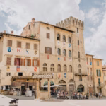 Piazza Grande in Arezzo, home of the Tyrolean Christmas village