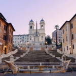 Scalinata di Trinità dei Monti a Piazza di Spagna, Roma
