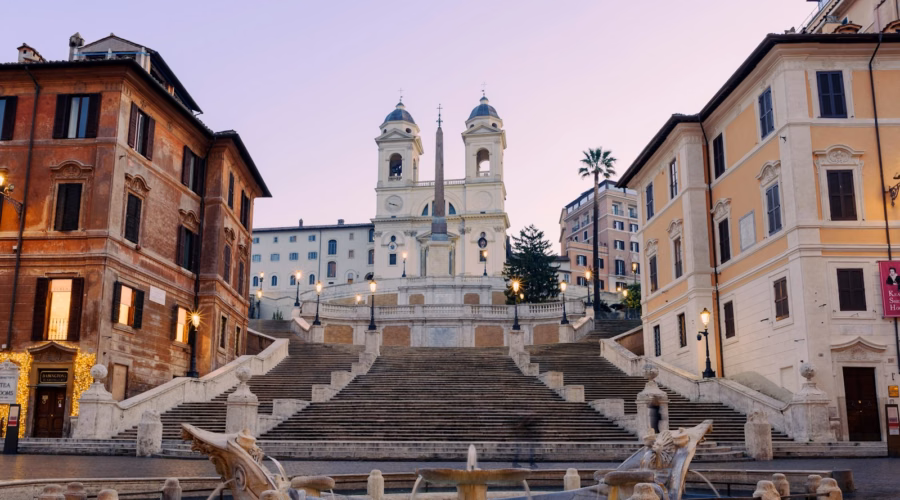Scalinata di Trinità dei Monti a Piazza di Spagna, Roma