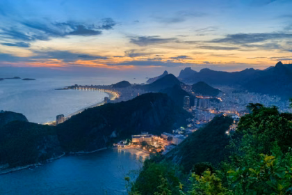Rio de Janeiro coastline for Rio New Year's Eve
