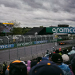 São Paulo Grand Prix 2026 fans watching a race car from the grandstand