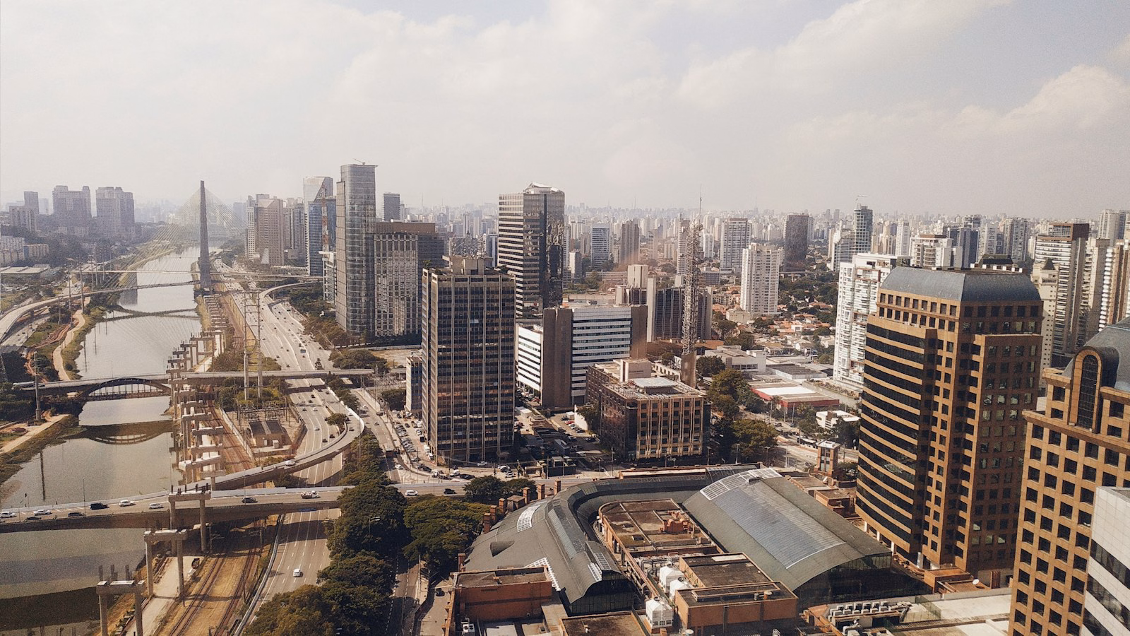 São Paulo skyline, host city of the São Paulo Grand Prix at Interlagos