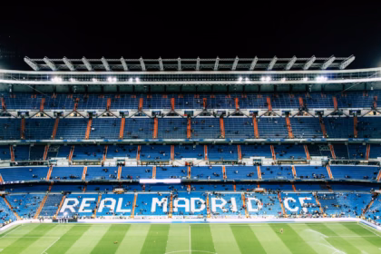 Santiago Bernabéu Stadium guide: view of the stands inside the Bernabéu in Madrid
